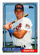 1992 Topps Traded Jason Moler