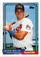 1992 Topps Traded Jason Moler #75T Rookie
