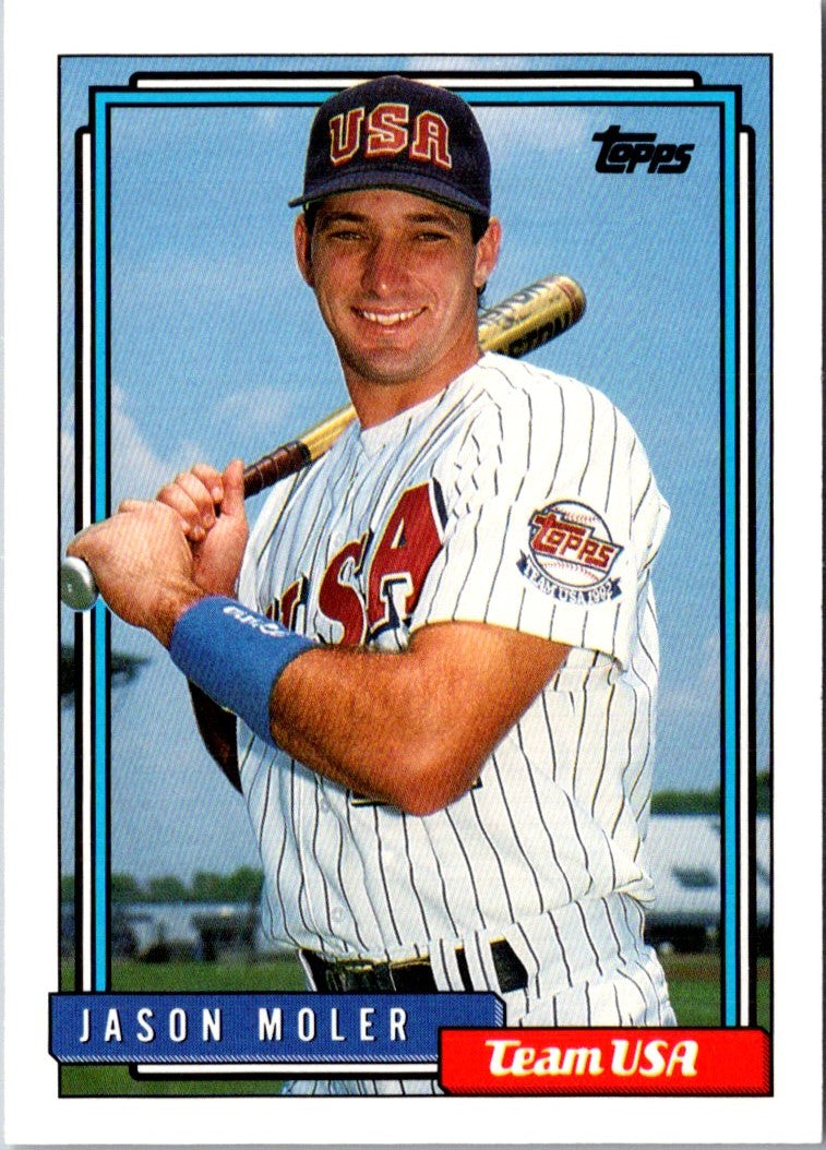 1992 Topps Traded Jason Moler