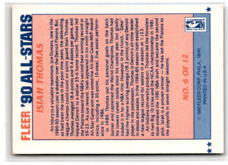 1990 Star Court Kings Isiah Thomas