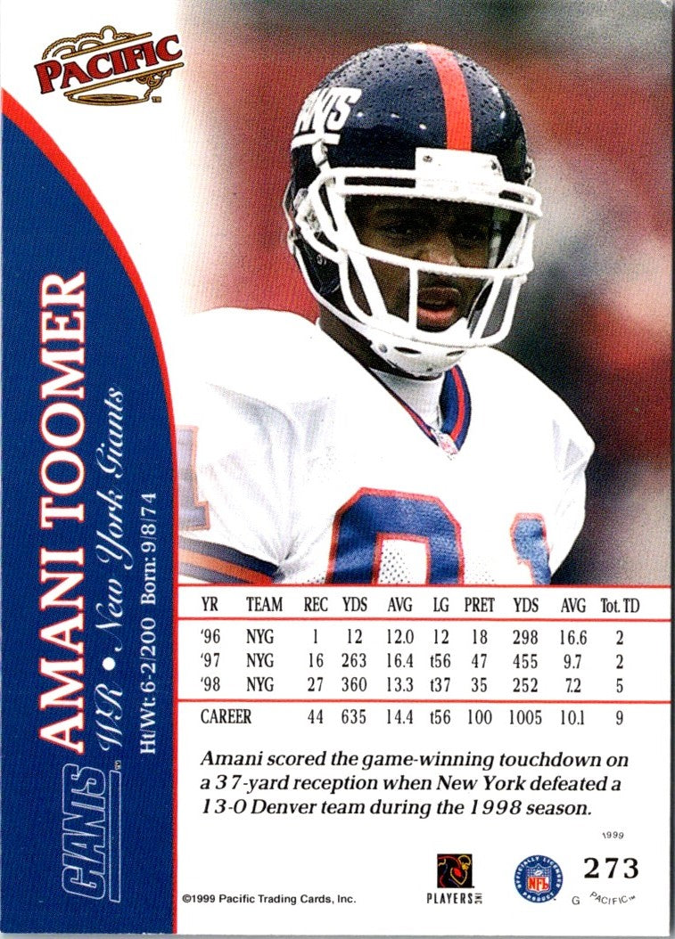 1999 Pacific Amani Toomer