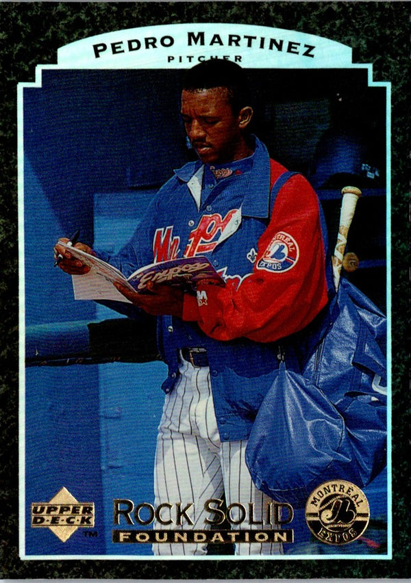 1997 Upper Deck Rock Solid Foundation Pedro Martinez #RS16