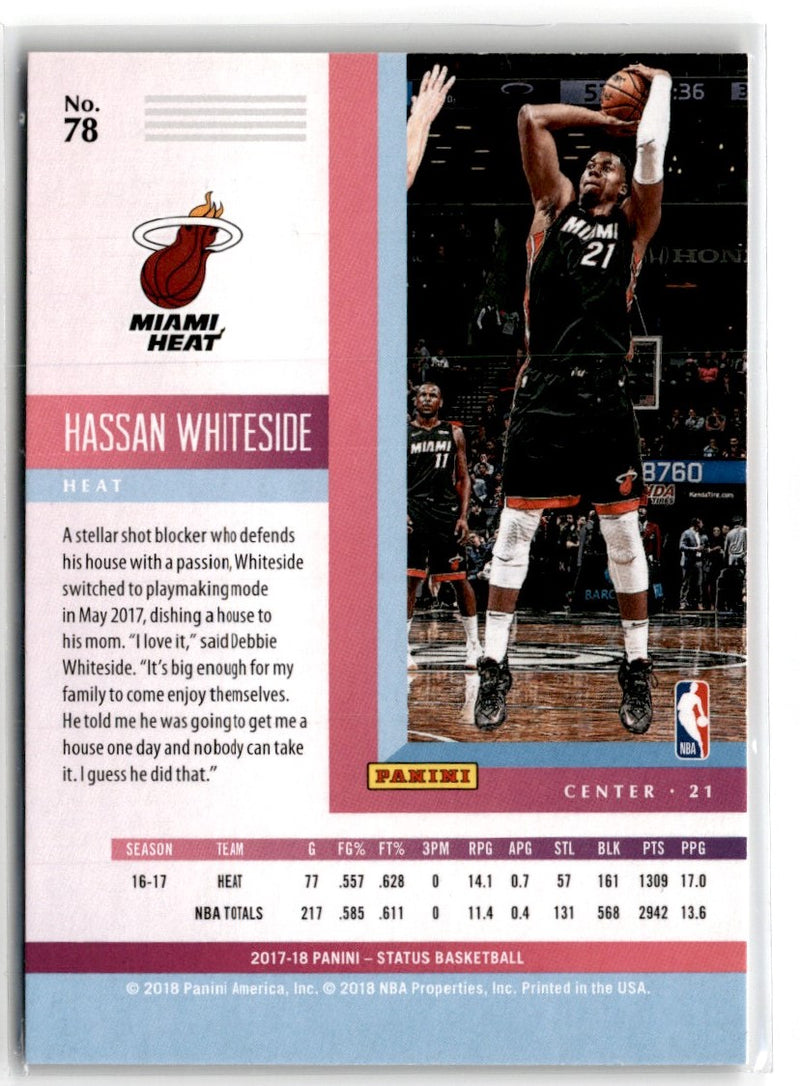 2017 Panini Hassan Whiteside