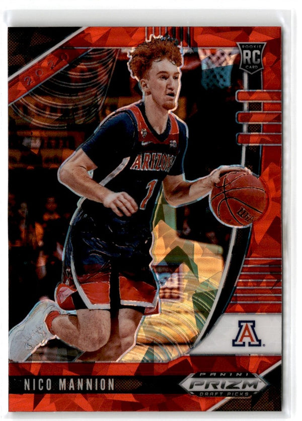 2020 Panini Prizm Draft Picks Collegiate Red Nico Mannion #18