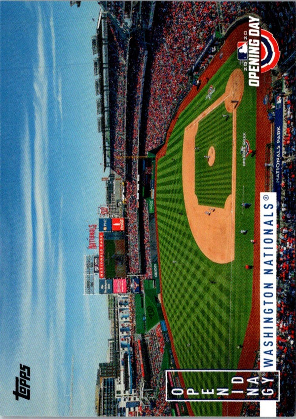 2020 Topps Opening Day Washington Nationals #OD-15