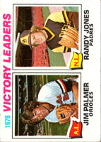 1977 Topps 1976 Victory Leaders - Jim Palmer/Randy Jones #5