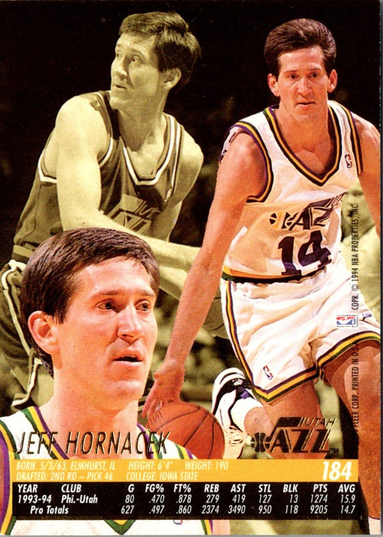 1994 Collector's Choice Jeff Hornacek