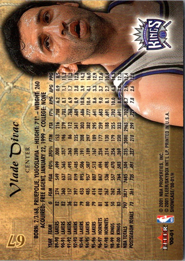 2000 Fleer Showcase Vlade Divac