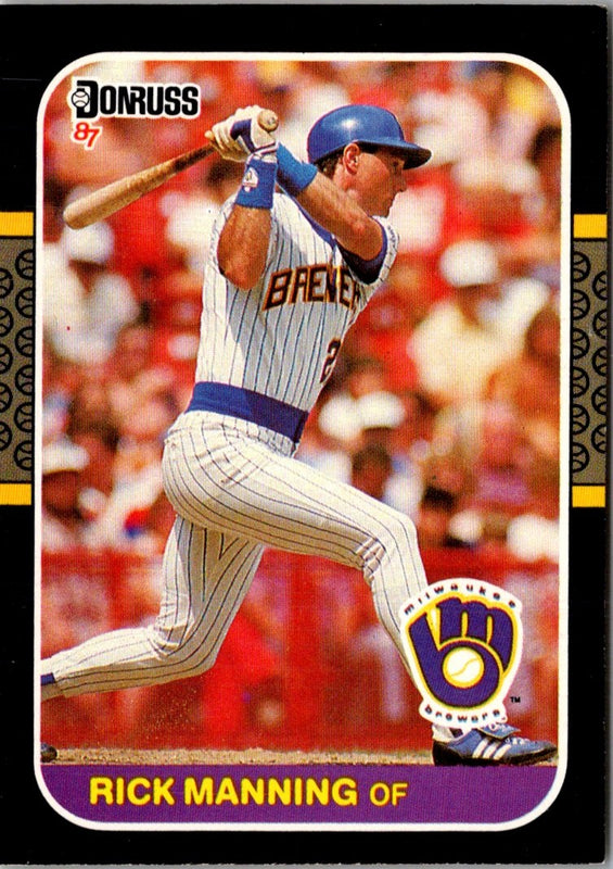 1987 Donruss Rick Manning #521