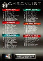 1997 Metal Universe Checklist (108- #249