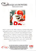 2011 SAGE HIT Da'Quan Bowers #41