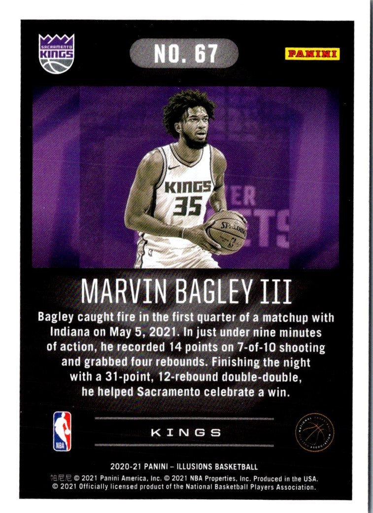 2020 Panini Illusions Marvin Bagley III