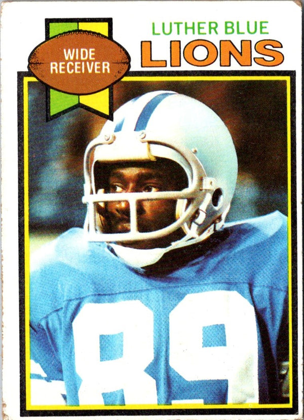 1979 Topps Luther Blue #427 Rookie