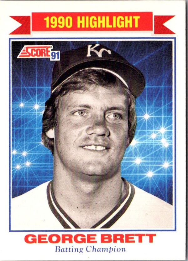 1991 Score George Brett #769