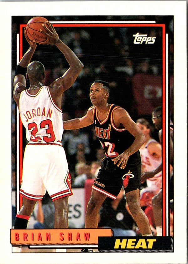 1992 Topps Brian Shaw #185