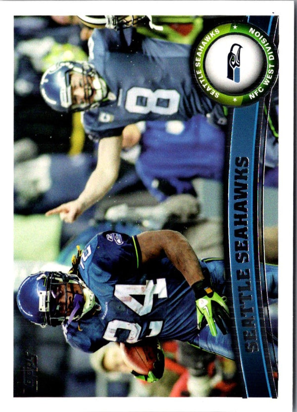 2011 Topps Seattle Seahawks (Matt Hasselbeck/Marshawn Lynch) #137