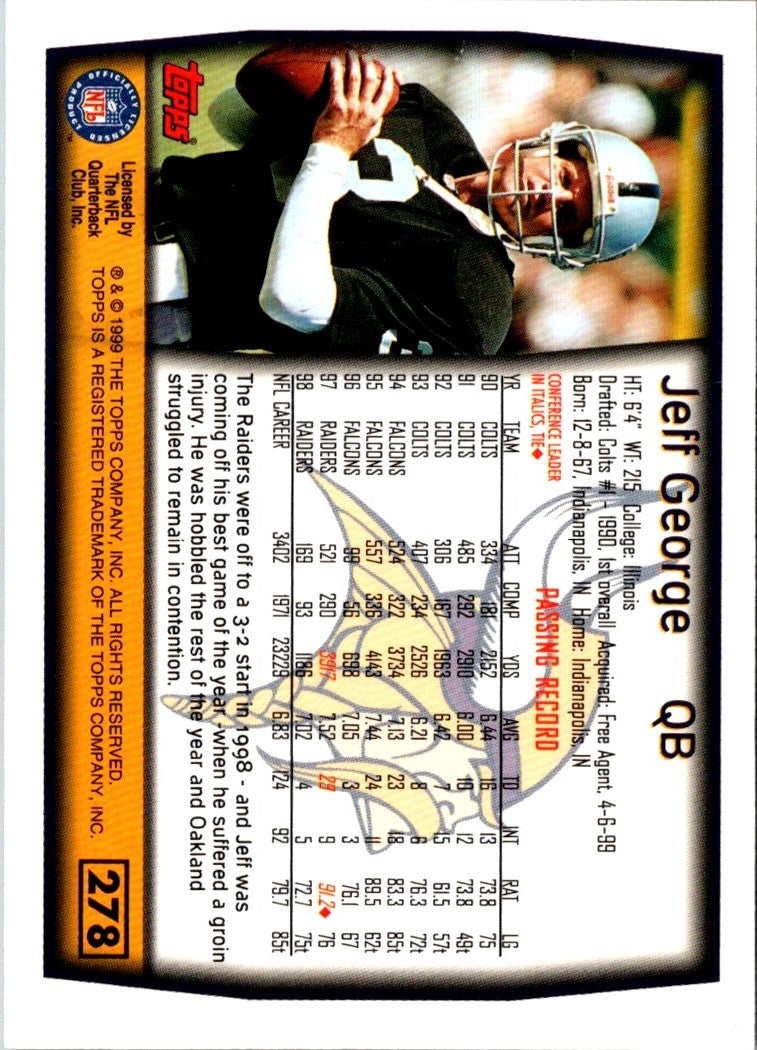 1999 Topps Jeff George