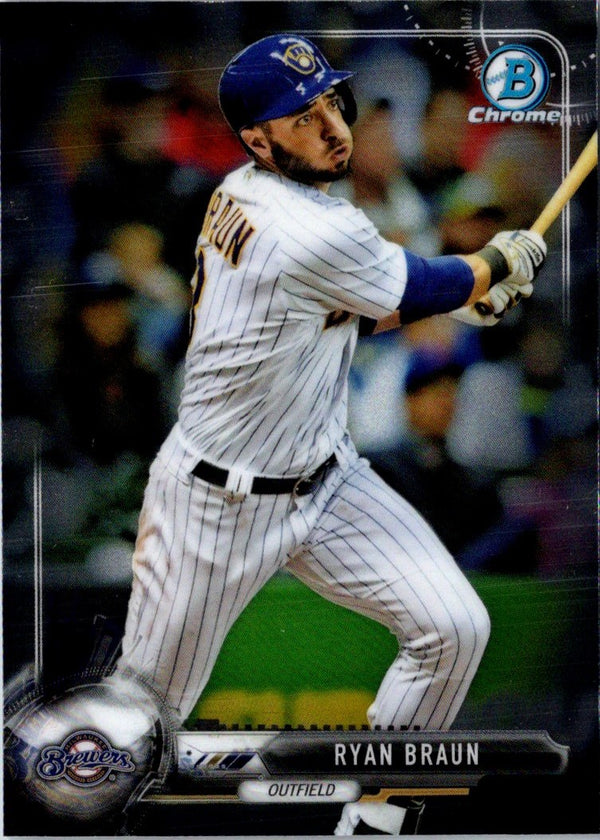 2017 Bowman Chrome Ryan Braun #28