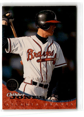 1994 Stadium Club Info Cards Atlanta Braves Topps 3 Trios #3