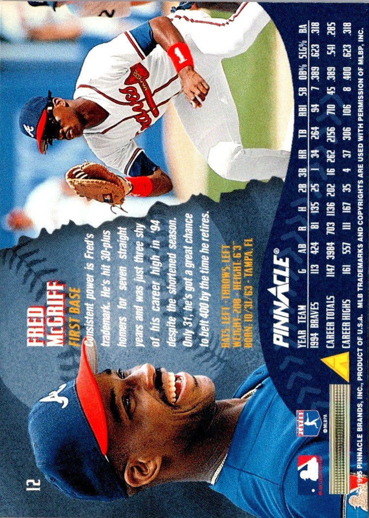 1995 SP Fred McGriff