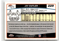 2006 Topps Chrome Jay Cutler #229 Rookie
