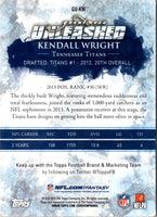 2014 Topps Greatness Unleashed Kendall Wright #GU-KW