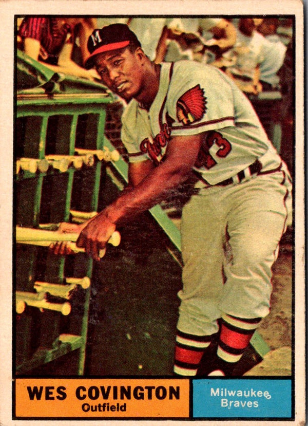 1961 Topps Wes Covington #296 VG-EX