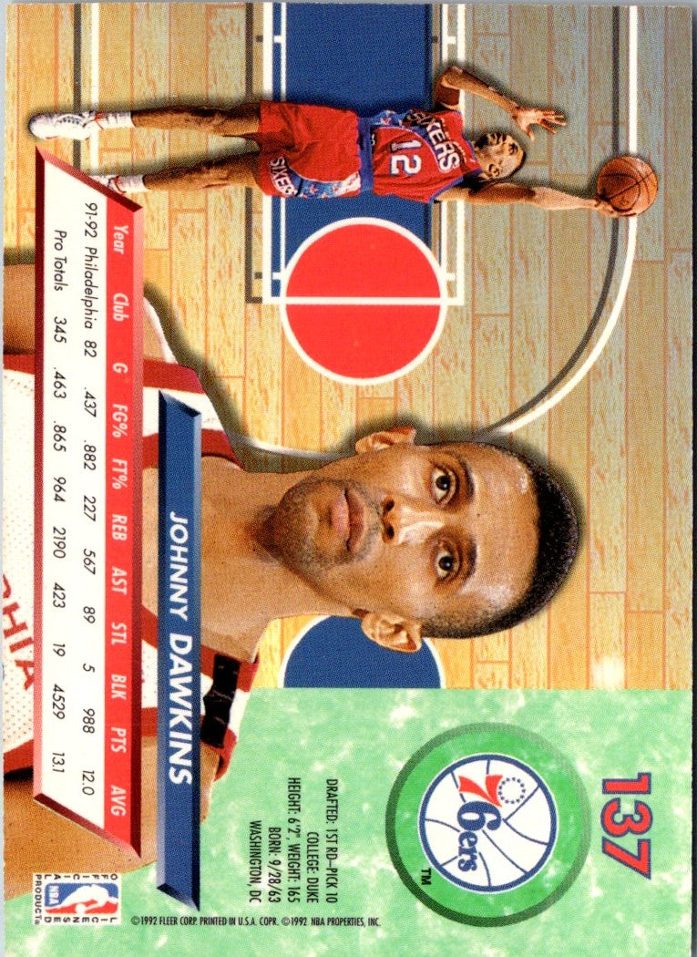 1992 Ultra Johnny Dawkins