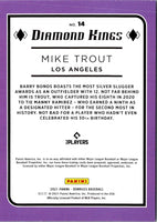 2021 Donruss Holo Purple Mike Trout #14