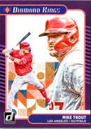2021 Donruss Holo Purple Mike Trout