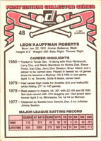 1981 Donruss Leon Roberts #48