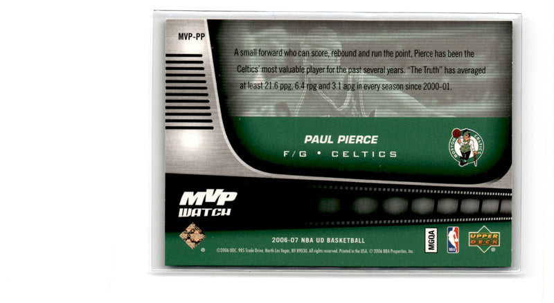 2007 Upper Deck Exquisite Collection Paul Pierce