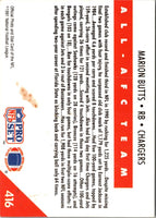1991 Pro Set Marion Butts #416