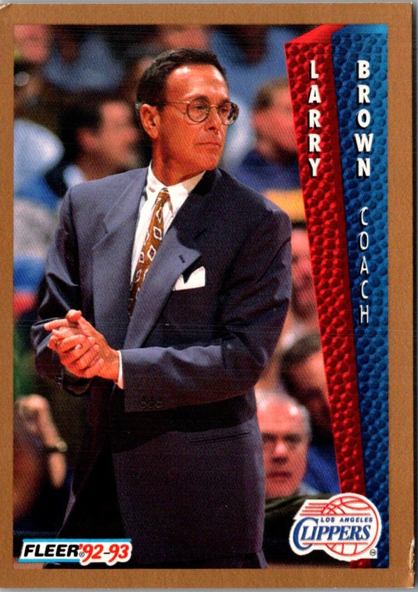 1992 Fleer Larry Brown #97