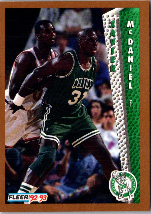 1992 Fleer Xavier McDaniel #307