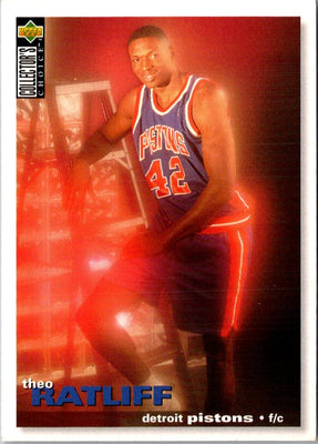 1995 Collector's Choice Theo Ratliff #305 Rookie