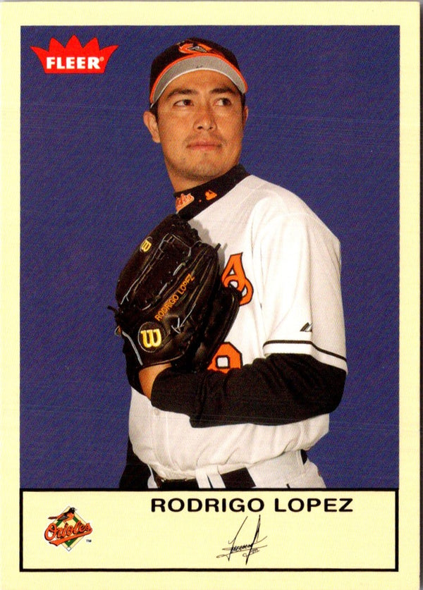 2005 Fleer Tradition Rodrigo Lopez #270