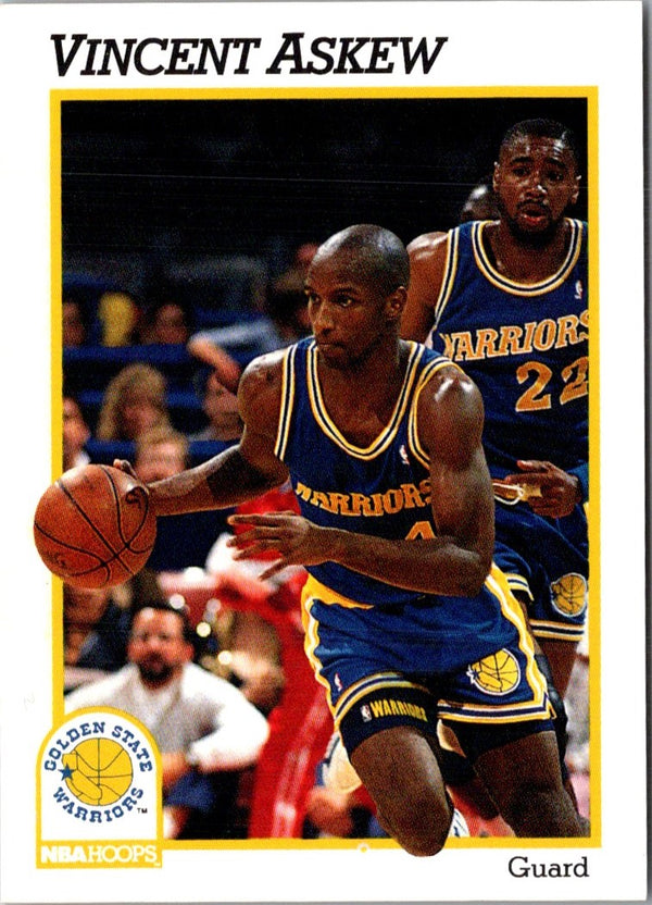 1991 Hoops Vincent Askew #365 Rookie