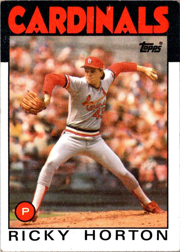 1986 Topps Ricky Horton #783