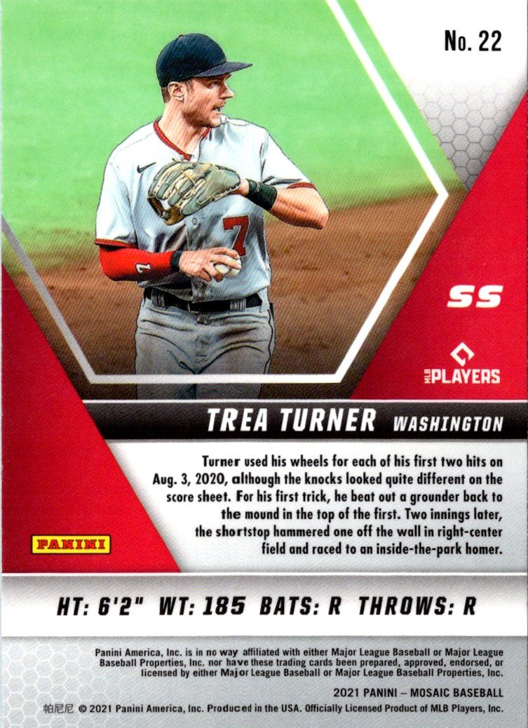 2021 Panini Mosaic Trea Turner