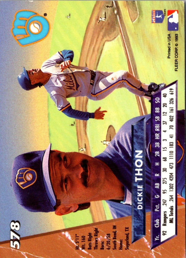 1993 Ultra Dickie Thon