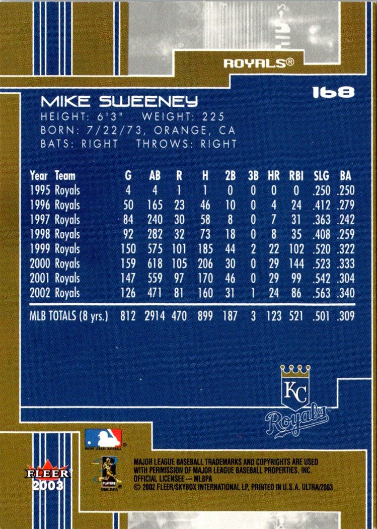 2003 Ultra Mike Sweeney