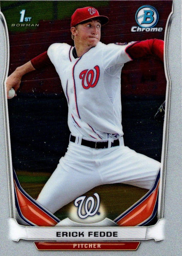 2014 Bowman Draft Picks & Prospects Chrome Erick Fedde #CDP14