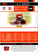 2011 Score Scorecard A.J. Green