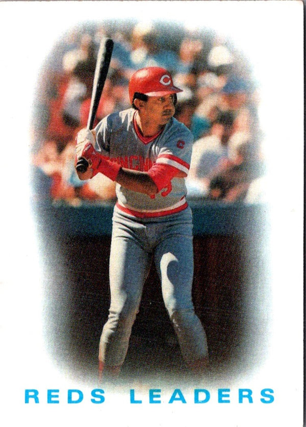 1986 Topps Reds Leaders (Dave Concepcion) #366