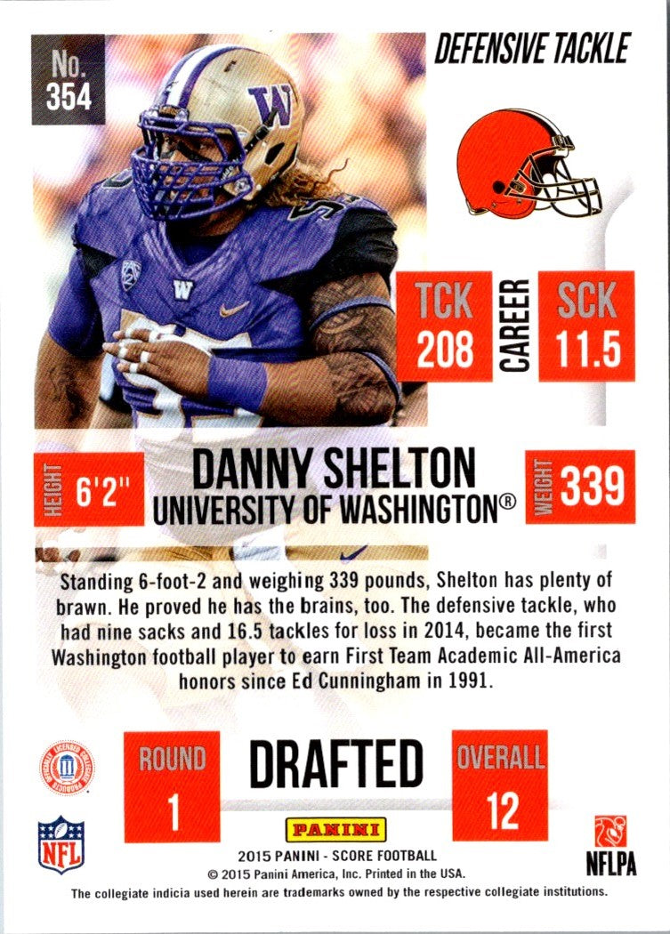 2015 Score Danny Shelton