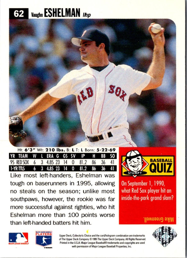 1996 Collector's Choice Vaughn Eshelman