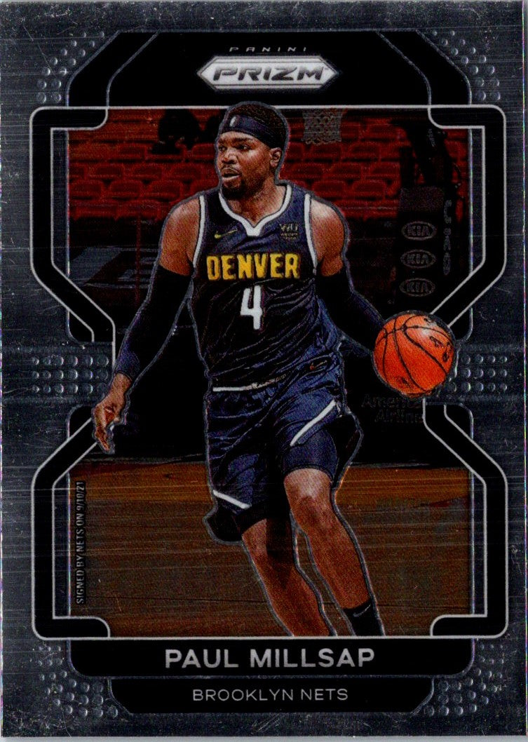 2021 Panini Prizm Blue Paul Millsap