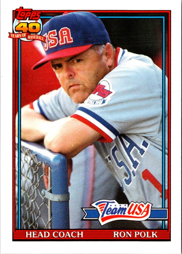 1991 Topps Traded Ron Polk