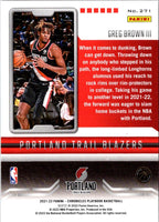 2021 Panini Chronicles Greg Brown III #271